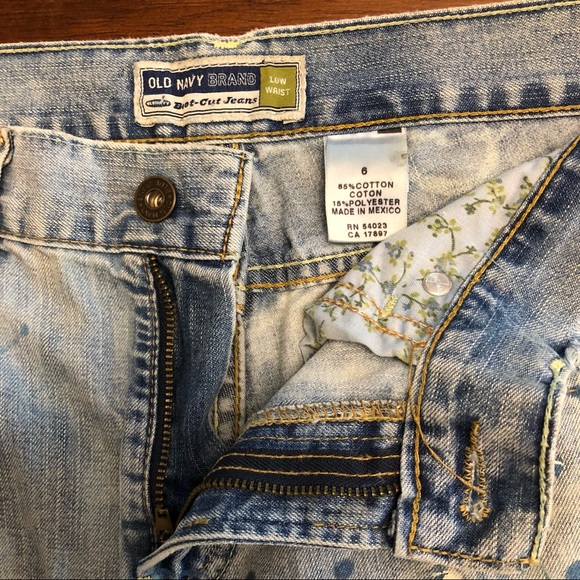 Distressed splatter painted denim bootcut jeans - Picture 10 of 11